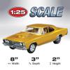 AMT 1967 Chevy Chevelle Pro Street 1:25 Scale Model Kit view 4