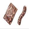 Panther-Tone Wiggle Rectangle Plate Acrylic Beads 18x26mm Sold per Pack of 50g/19pcs view 1