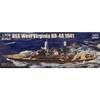Trumpeter USS West Virginia BB48 Battleship 1941 Model Kit (1/700 Scale) view 3