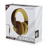 JLab Audio Bombora Over-Ear Headphones with Universal Mic, Matte Brown/Gold view 4