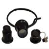 Maximize 3 Pc Variety Loupe Set | Clip-On, Headband & Standard | 10X & 15X Magnification Options | 1.5" Diameter Lens | Adjustable & Versatile Design | Ideal for Professional Inspection & Hobbies view 1