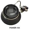 Maximize 3 Pc Variety Loupe Set | Clip-On, Headband & Standard | 10X & 15X Magnification Options | 1.5" Diameter Lens | Adjustable & Versatile Design | Ideal for Professional Inspection & Hobbies view 2