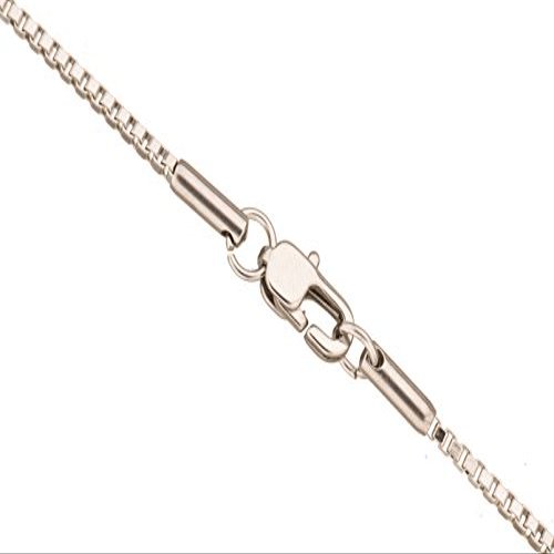 Box Chain Necklace 1.4mm Stainless Steel with Lobster Claw Clasp Sold Per 16Inch
