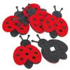 Glorex Fliz Felt Ladybird, Red, 18 x 8.5 x 0.5 cm view 1