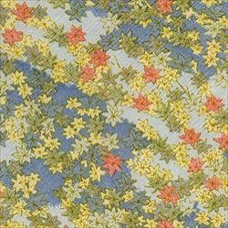 Pastel Leaves on Blue Clouds - 25"x18.75" Sheet - Pastel Leaves on Blue Clouds - 25"x18.75" Sheet