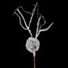 Snow Twig w Bird Nest Branch Spary C5167 Christmas Flowers Florals view 1