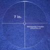 Circle Template 7 Pc Set W/Crosses and Guideline Hole. 4 Inch,5 Inch,6 Inch,7 Inch,8 Inch,9 Inch,10 Inch - 1/8 Inch view 3