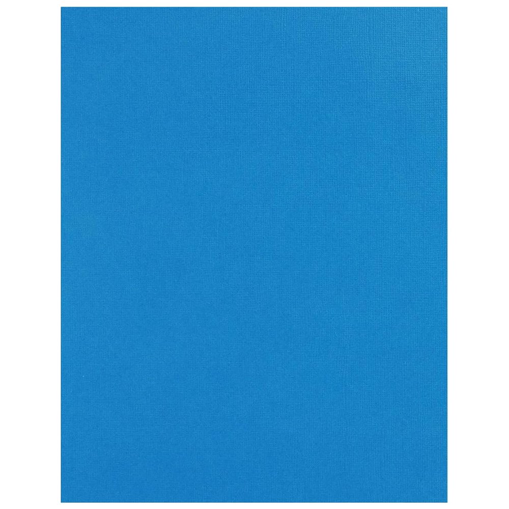 Paper Accents Muslin Texture Cardstock, Bright Blue, 8.5x11 Inch, 25 Pack, 73lb, Scrapbooking Card Making and Crafts