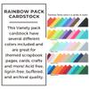 Accent Design Paper Accents Variety Pack, Rainbow Cardstock, Candy Duo, 5x7 Inch, 250 Pack, 65lb Coordinated Color Cardstock, Scrapbooking, Card Making, and Crafts view 3