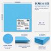 Paper Accents Muslin Texture Cardstock, Popsicle Blue, 12x12 Inch, 25 Pack, 73lb, Scrapbooking Card Making and Crafts view 4