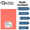 PA Paper Accents Textured Cardstock 8.5" x 11" Sunset Rose, 73lb colored cardstock paper for card making, scrapbooking, printing, quilling and crafts, 25 piece pack view 2