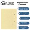 Cdstk Parchment 8.5x11 65lb 25pc Pk AncientGld UPC view 2