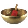 Shiva Tibetan Singing Bowl Prayer Bowls Rin Gong Suzu Gongs - 9 Inch Diameter With Leather Wrapped Beater By Shiva view 1