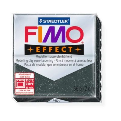 STAEDTLER FIMO Effect Star Dust (903) FIMO Effect Polymer Modelling Moulding Clay Block Oven Bake Colour 56g (Pack of 1)