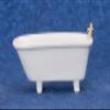 1:12 Scale White TUB #D6405tb view 1