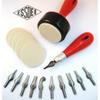 ESSDEE Lino Cutter and Stamp Carving Kit (10 Cutters and 5 Carving Stamps), Multicoloured, 13.7 x 6.5 x 6 cm view 2
