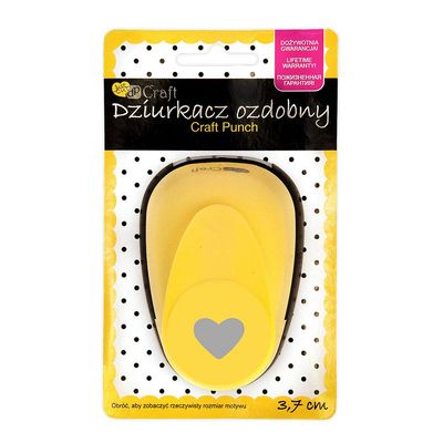 dp Craft 3.7 cm Heart Border Punch, Multi-Colour