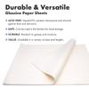 Glassine Paper 24 inches x 36 inches - 50 Sheets Premium Acid-Free Neutral pH. Archival Safe, Translucent, Grease-and Moisture-Resistant. Protect Artwork, Photos, documents, and Safe Food Wrapping. view 3