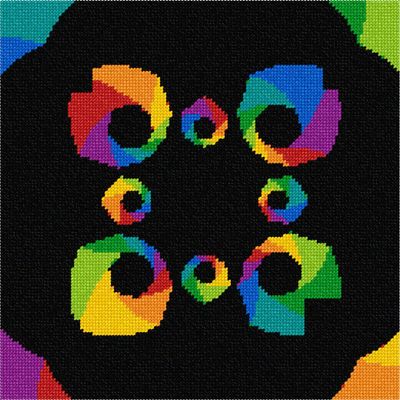 Pepita Kaleidoscope Needlepoint Kit