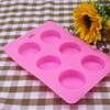 X-Haibei Round Guest Basic Soap Lotion Bar Resin Crafts Silicone Mold Dia. 2 inch,Height 0.7 inch per Cavity 2oz per Cell | Easy Release & Thick Design view 3