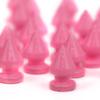 RUBYCA 12MM 20 Sets Metal Tree Spikes and Studs Metallic Screw-Back for DIY Punk Leather-Craft Pink view 2