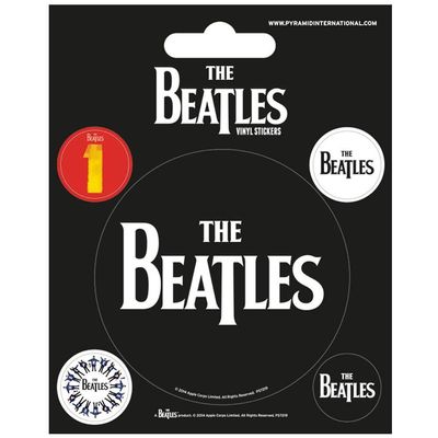 Pyramid International The Beatles (Black) Vinyl Stickers, Paper, Multi-Colour, 10 x 12.5 x 1.3 cm