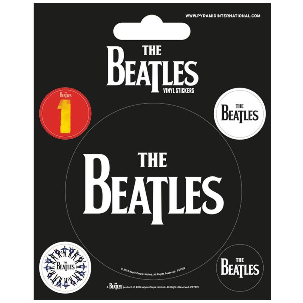 Pyramid International The Beatles (Black) Vinyl Stickers, Paper, Multi-Colour, 10 x 12.5 x 1.3 cm