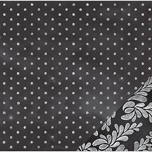 American Crafts Open Stock 12 x 12 - Pattern Paper - Double Sided - Chalk Dots 368379
