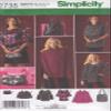 Simplicity 2735 Misses' Cape, Capelet, Tunic & Bags. Size H5 (6, 8, 10, 12, 14) view 1