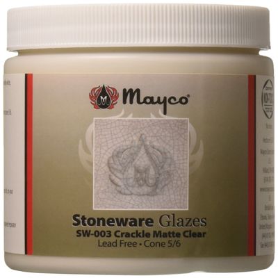 Mayco Stoneware Crackle Glaze - Matte Clear, Pint
