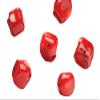 Faceted Nugget Dyed Red Coral Beads 18x16~18mm Sold per 6pcs/Pack (2packs Bundle), Save $1 view 1