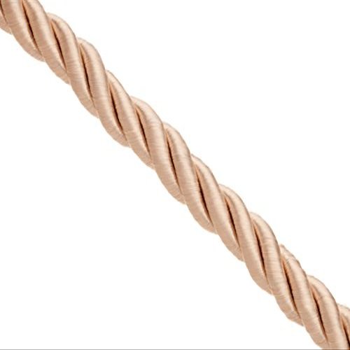 8mm Khaki Satin Finished Braided Nylon Cord Sold per 1meter/Pack (3pack Bundle), Save $2
