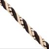 8mm Gold/Black Satin Finished Braided Nylon Cord Sold per 1meter/Pack (3pack Bundle), Save $2 view 1