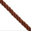 8mm Brown Satin Finished Braided Nylon Cord Sold per 1meter/Pack (3pack Bundle), Save $2 view 1