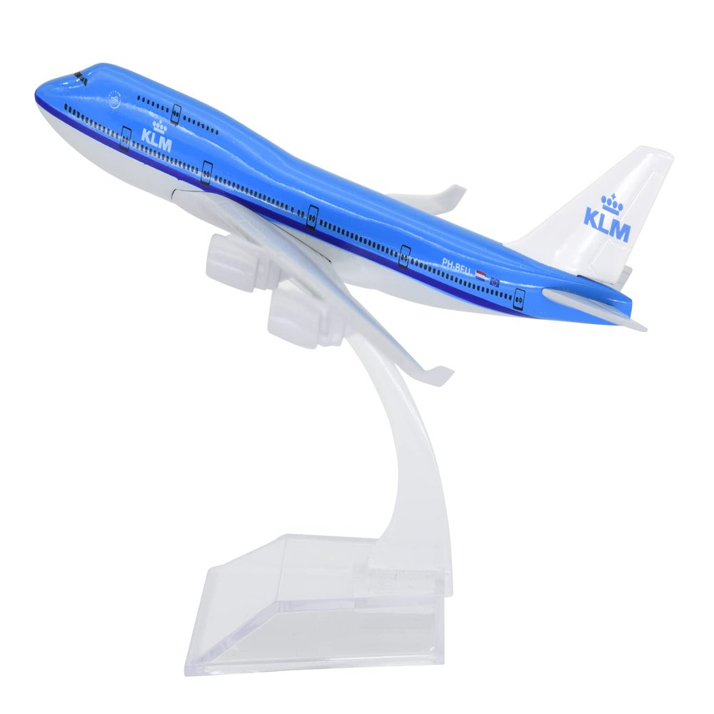 TANG DYNASTY(TM 1:400 16cm B747-400 KLM Metal Airplane Model Plane Toy Plane Model