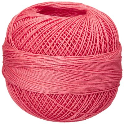 Handy Hands 210-Yard Lizbeth Cotton Thread, 25gm, Medium Salmon