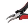 The Beadsmith Platinum Series German Bent Chain Nose Pliers, 4.75 inches (120mm) with Polished Steel Head, red and Black Ergonomic Comfort Grip Handle and Double-Leaf Spring, Tool for Jewelry Making view 4
