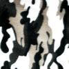 Black & White Army Camouflage Fleece Fabric, 60 Inches Wide Sold By The Yard (FB) view 1