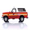 Greenlight Artisan Collection 1996 FDNY Ford Bronco 1/18 view 2