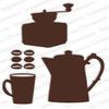 Coffee Set Steel Die for Scrapbooking (DIE198Q) view 1