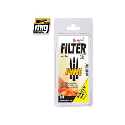 Ammo MIG-7453 Filter Set for German Tanks, Multi-Colour