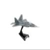 Postage Stamp F-22 USAF Raptor Die-Cast Metal Model 1:145 Scale Airplane with Display Stand, Highly Detailed Air Superiority Fighter Replica, 5.5 Length x 3.5 Wingspan, Adult Collectible Ages 14+ view 1