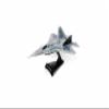 Postage Stamp F-22 USAF Raptor Die-Cast Metal Model 1:145 Scale Airplane with Display Stand, Highly Detailed Air Superiority Fighter Replica, 5.5 Length x 3.5 Wingspan, Adult Collectible Ages 14+ view 2