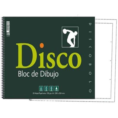 Starplast 144331 A4 Drawing Pad, 20 Sheets with Box for Sketching, Painting, White Sheets