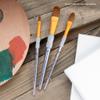 Royal and Langnickel Crafter's Choice 3 Pieces Brown Taklon Filbert and Oval Washes Set view 2