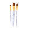 Royal and Langnickel Crafter's Choice 3 Pieces Brown Taklon Filbert and Oval Washes Set view 3