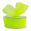Ribbon Bazaar Plain Sheer Organza 3/8" Citrus 25yd 100% Nylon Ribbon view 1