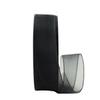 Ribbon Bazaar Sheer Organza Wired Ribbon - Wire Edged Ribbon for Floral Decor, Table Arrangements, Apparel Embellishment & More - 2-1/2" Black 50yd Spool view 1