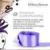 Ribbon Bazaar Double Faced Satin - Premium Gloss Finish - 100% Polyester Ribbon for Gift Wrapping, Crafts, Scrapbooking, Hair Bow, Decorating & More - 1/4" Dresden Blue 50yd Spool view 4