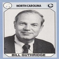 Autograph Warehouse Coach Bill Guthridge Basketball Card (North Carolina) 1990 Collegiate Collection No.117